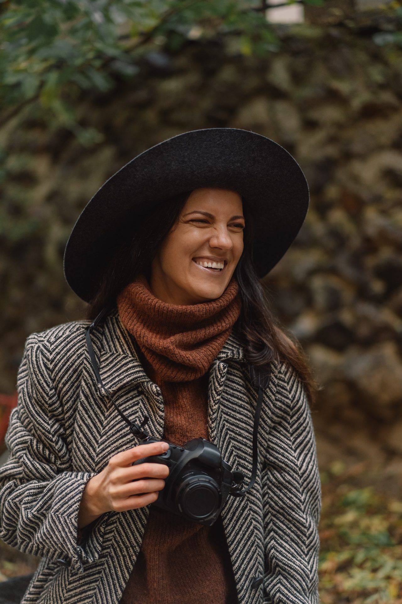 portrait of a woman photographer